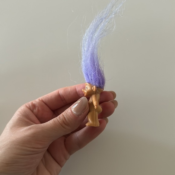 Vintage Purple Troll Pencil Topper - Picture 4 of 5